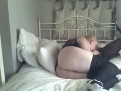 That black 10-pounder eager to bang is being given to the amateur wife.
